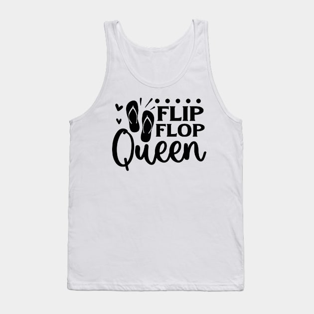 Flip Flop Queen Tank Top by TomUbon